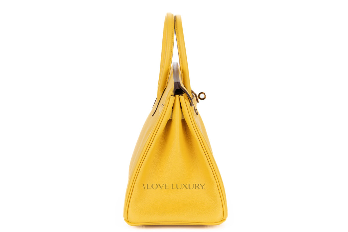 Hermès Birkin 25 Jaune de Naples Togo Gold Hardware - view 5