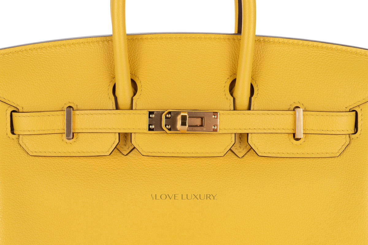 Hermès Birkin 25 Jaune de Naples Togo Gold Hardware - view 7