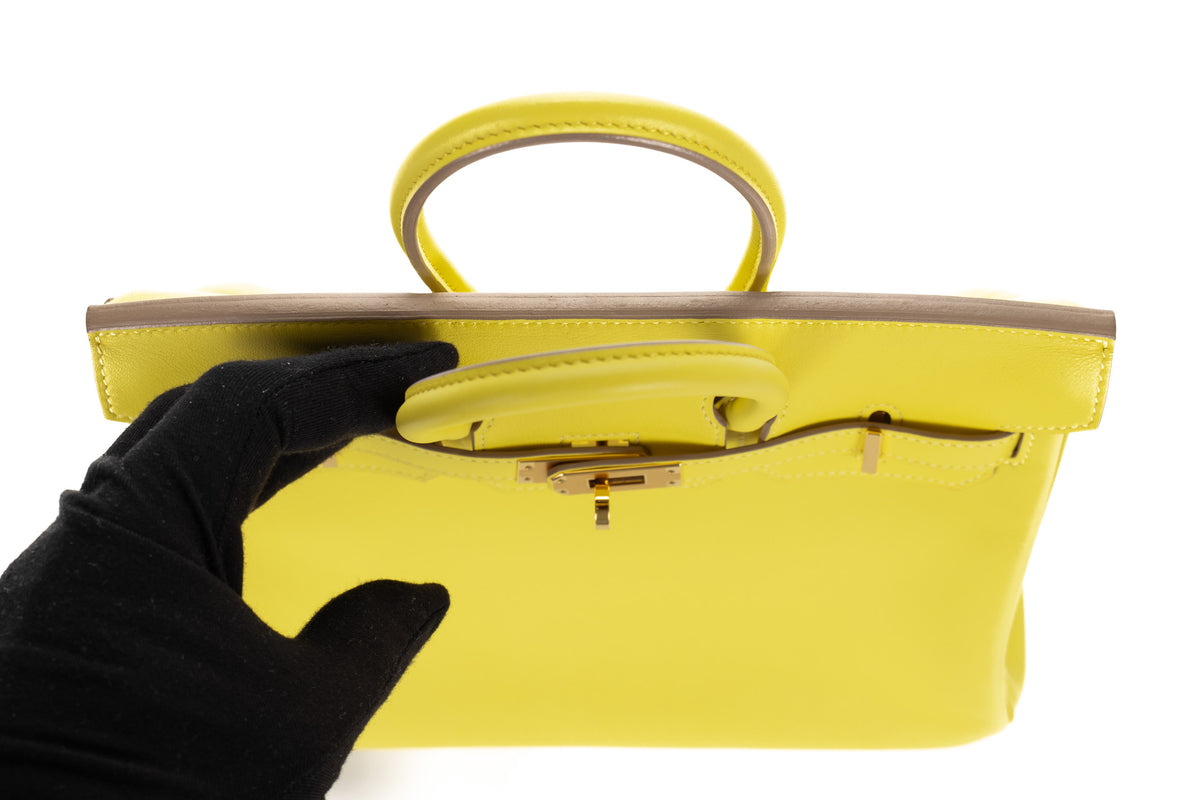 Hermès Birkin 25 Lime Swift Rose Gold Hardware - view 13