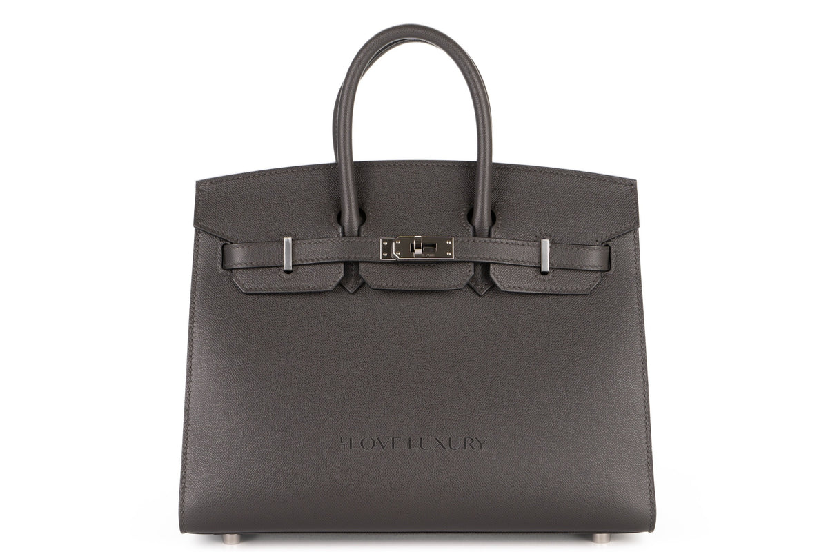 Hermès Birkin 25 Graphite Madame Palladium Hardware - view 1