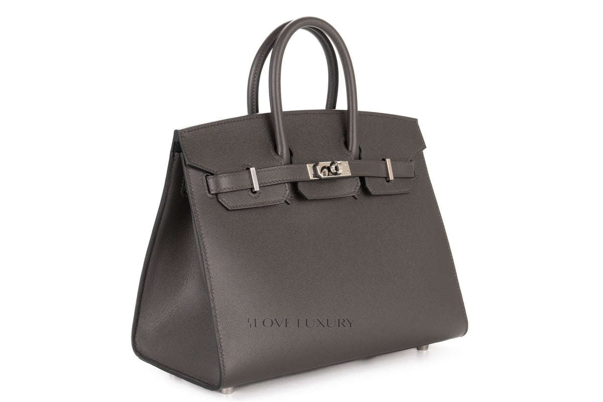 Hermès Birkin 25 Graphite Madame Palladium Hardware - view 2