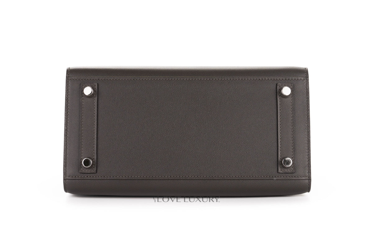 Hermès Birkin 25 Graphite Madame Palladium Hardware - view 6