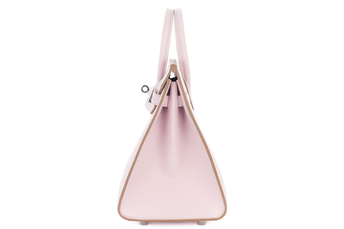 Hermès Birkin 25 Mauve Pale Epsom Sellier Palladium Hardware - view 4