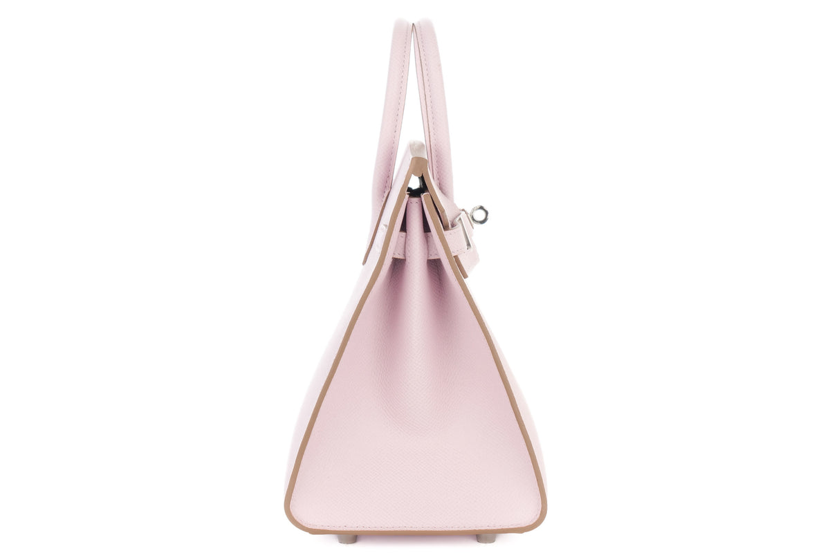Hermès Birkin 25 Mauve Pale Epsom Sellier Palladium Hardware - view 5