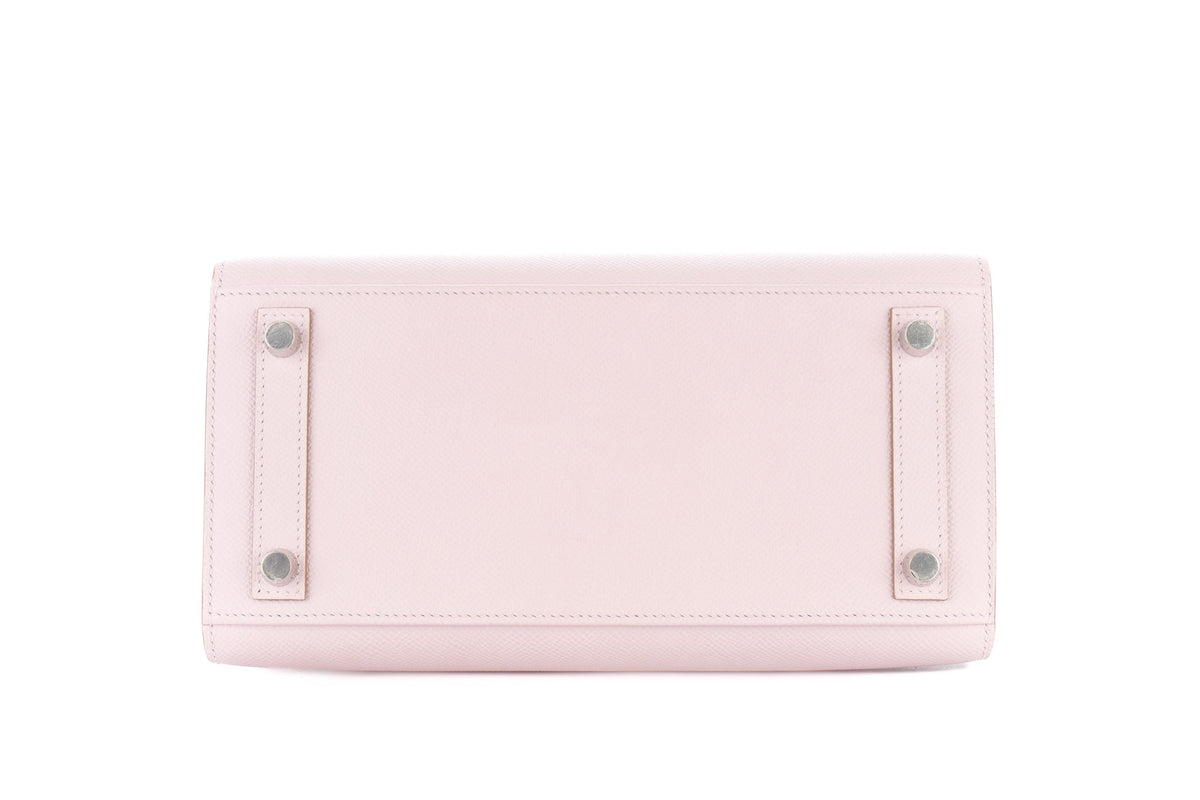 Hermès Birkin 25 Mauve Pale Epsom Sellier Palladium Hardware - view 6