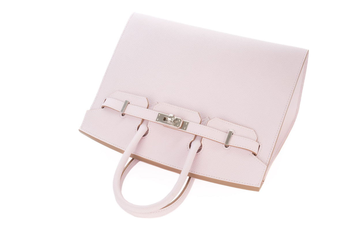 Hermès Birkin 25 Mauve Pale Epsom Sellier Palladium Hardware - view 8