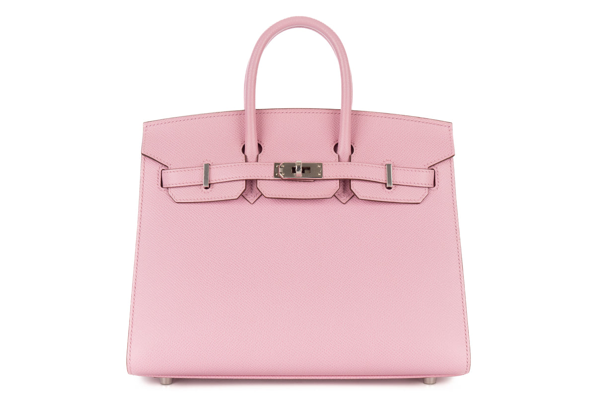 Hermès Birkin 25 Mauve Sylvester Epsom Sellier Palladium Hardware - view 1