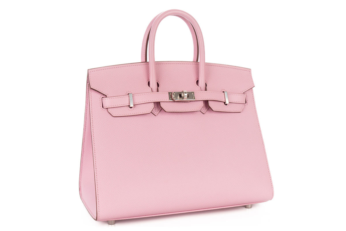 Hermès Birkin 25 Mauve Sylvester Epsom Sellier Palladium Hardware - view 2