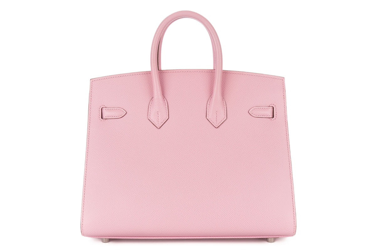 Hermès Birkin 25 Mauve Sylvester Epsom Sellier Palladium Hardware - view 3