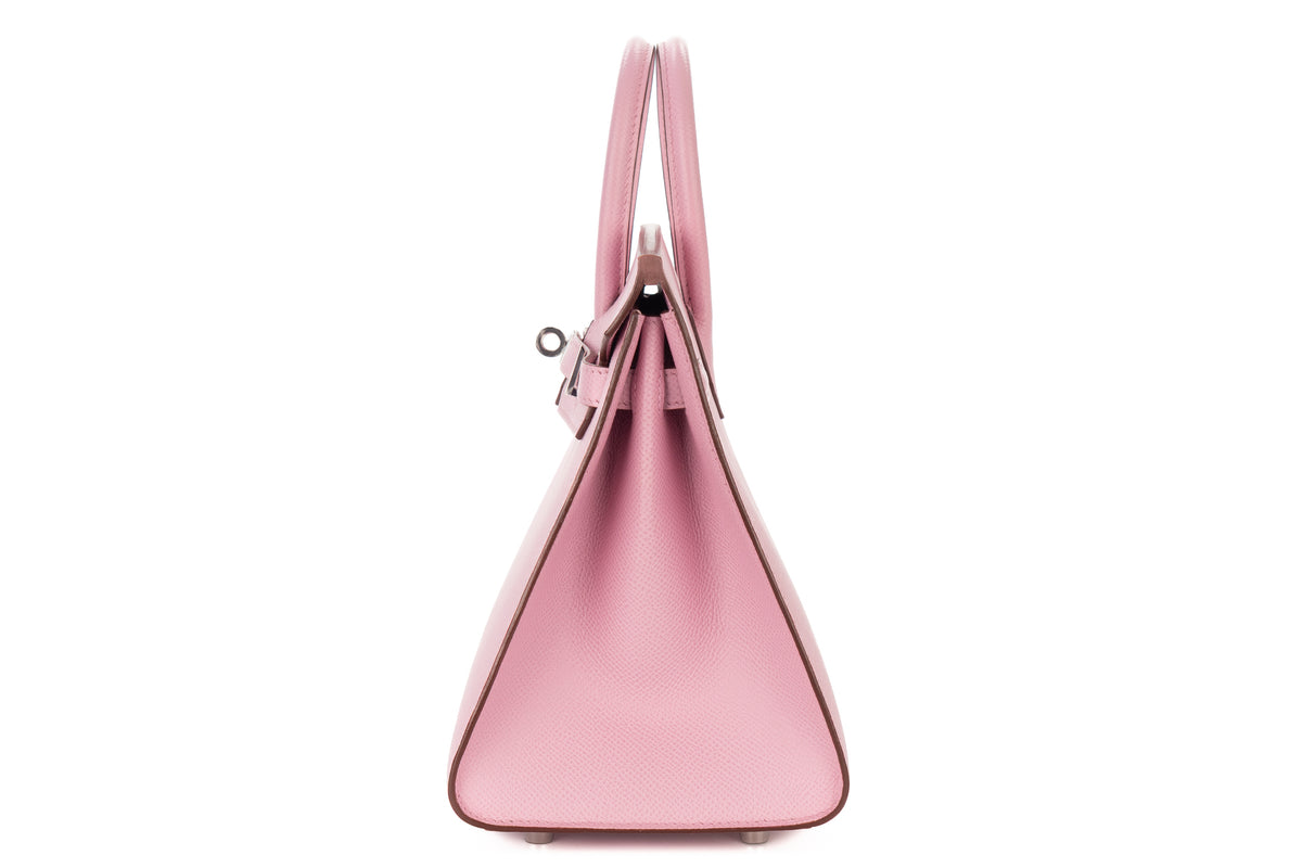 Hermès Birkin 25 Mauve Sylvester Epsom Sellier Palladium Hardware - view 4
