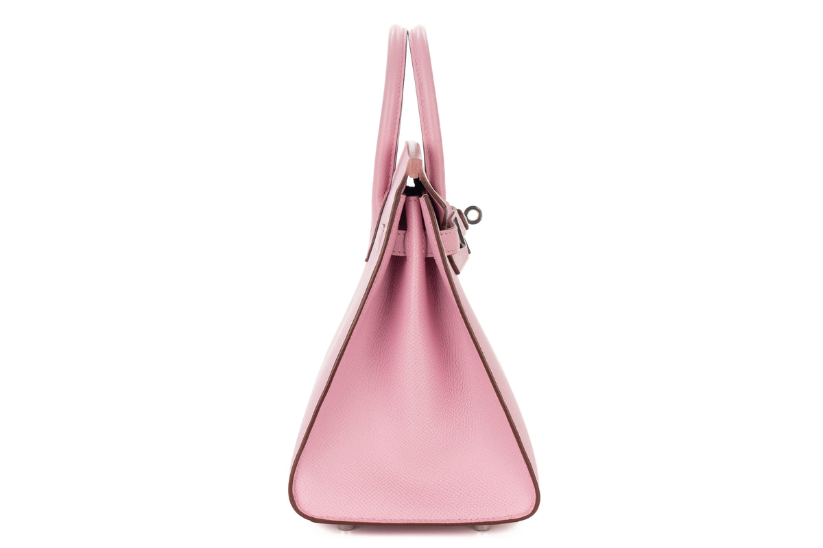 Hermès Birkin 25 Mauve Sylvester Epsom Sellier Palladium Hardware - view 5
