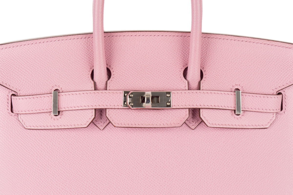 Hermès Birkin 25 Mauve Sylvester Epsom Sellier Palladium Hardware - view 7