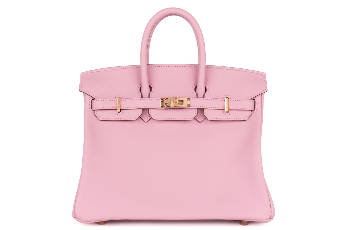 Hermès Birkin 25 Mauve Sylvester Swift Rose Gold Hardware - view 1