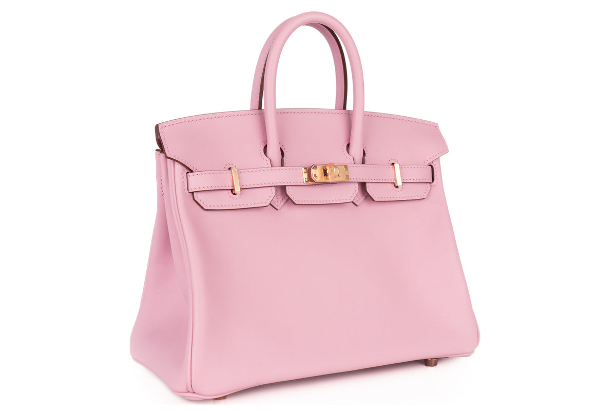 Hermès Birkin 25 Mauve Sylvester Swift Rose Gold Hardware - view 2