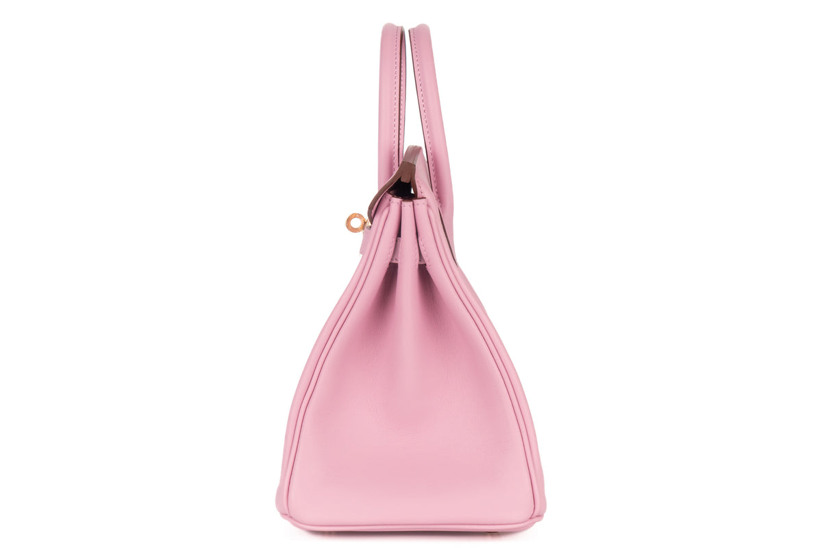 Hermès Birkin 25 Mauve Sylvester Swift Rose Gold Hardware - view 4