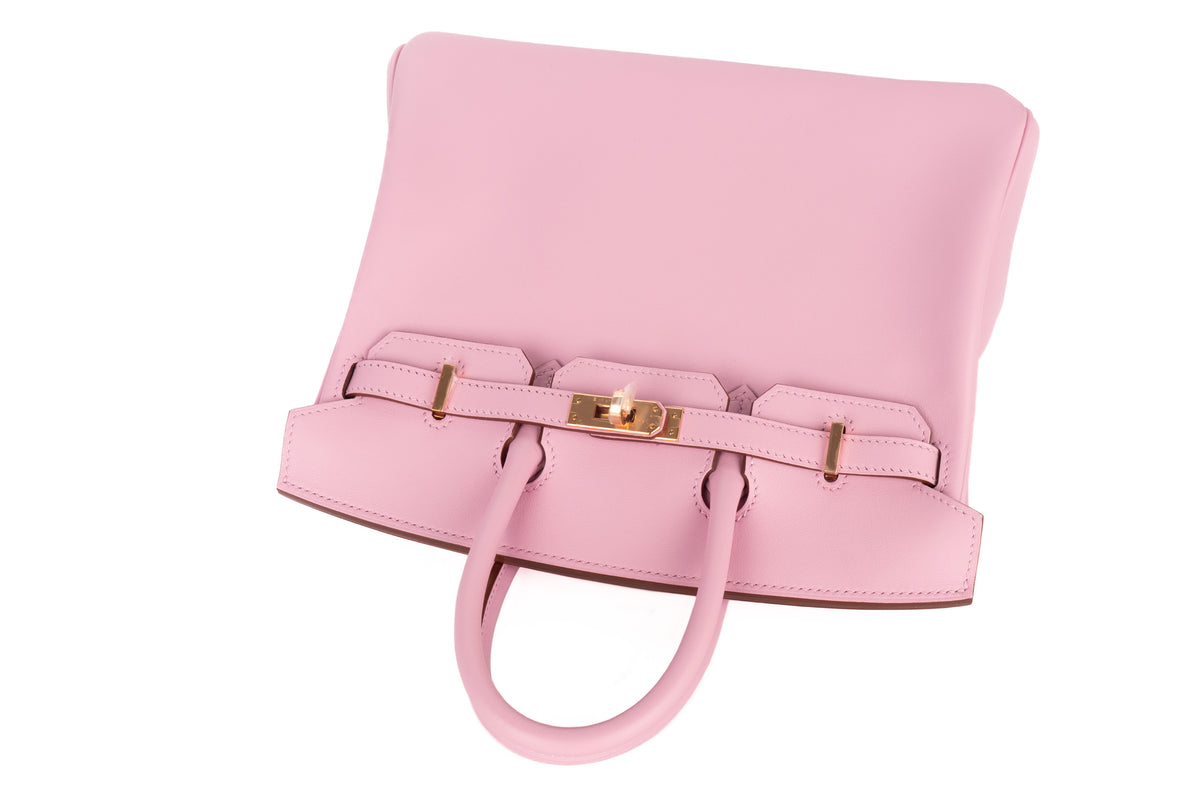 Hermès Birkin 25 Mauve Sylvester Swift Rose Gold Hardware - view 8