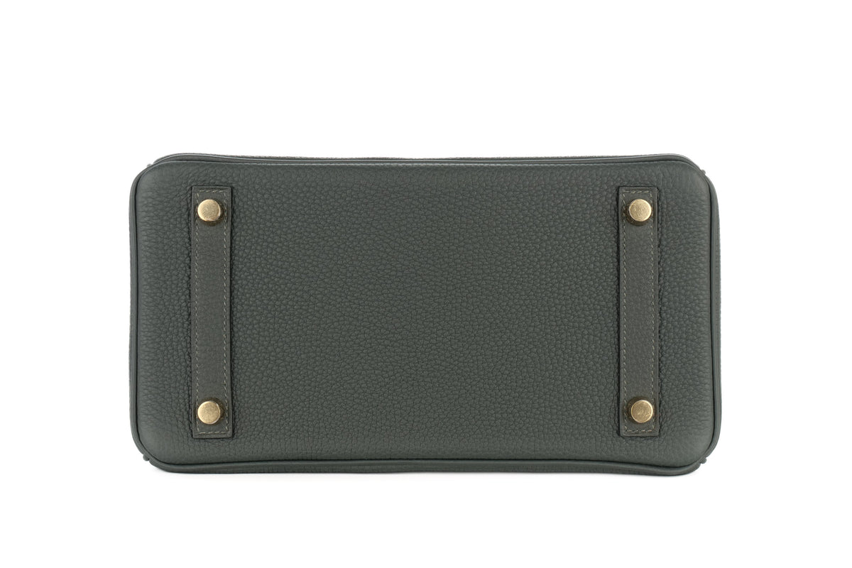 Hermès Birkin 25 New Vert Fonce Togo Gold Hardware - view 6