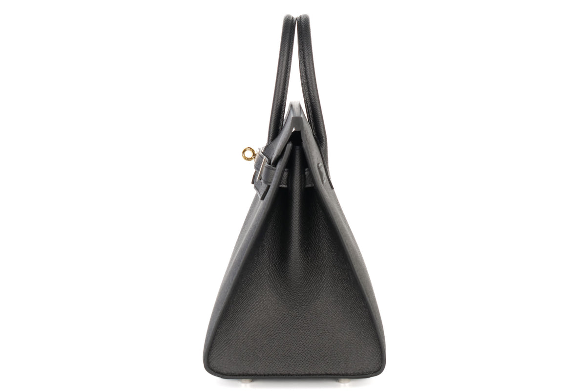 Hermès Birkin 25 Noir / Black Epsom - view 4