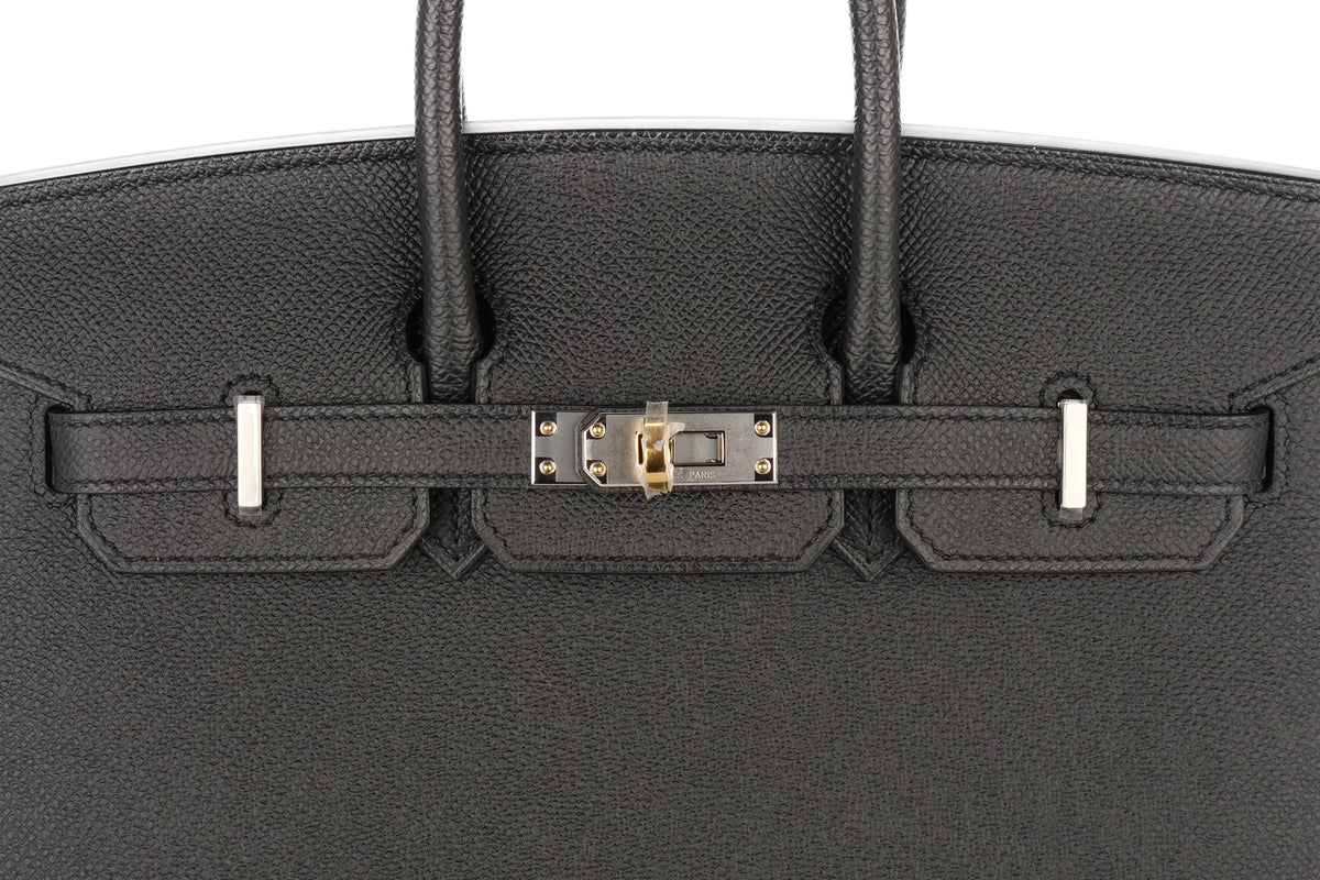 Hermès Birkin 25 Noir / Black Epsom - view 7