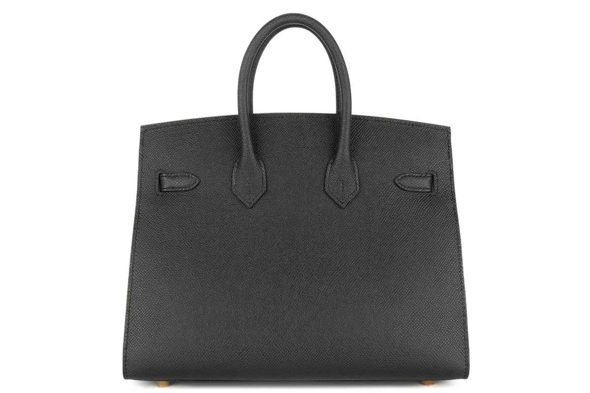 Hermès Birkin 25 Noir / Black Epsom Sellier Gold Hardware - view 3