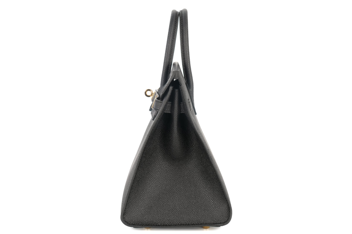 Hermès Birkin 25 Noir / Black Epsom Sellier Gold Hardware - view 4