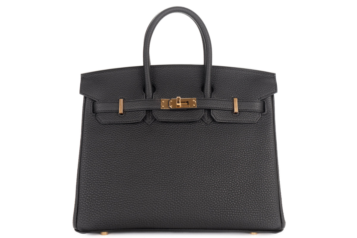 Hermès Birkin 25 Noir / Black Togo Gold Hardware - view 1