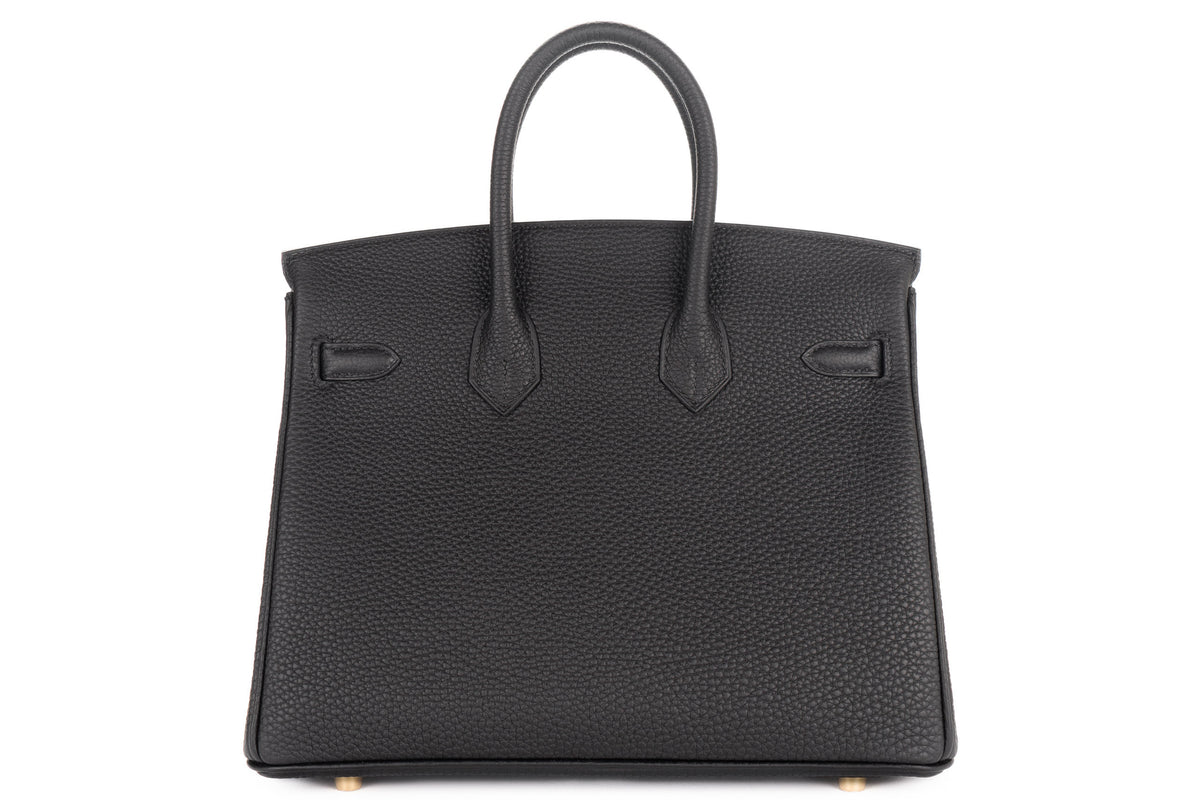 Hermès Birkin 25 Noir / Black Togo Gold Hardware - view 3