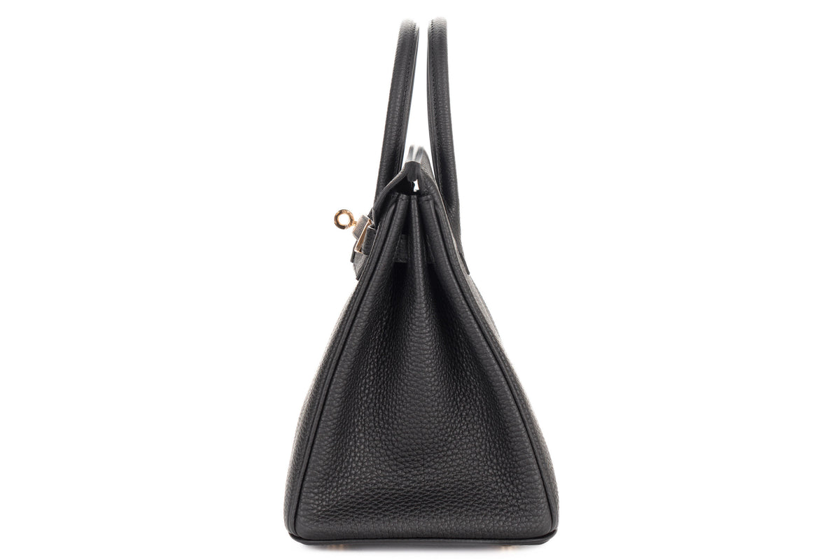 Hermès Birkin 25 Noir / Black Togo Gold Hardware - view 4