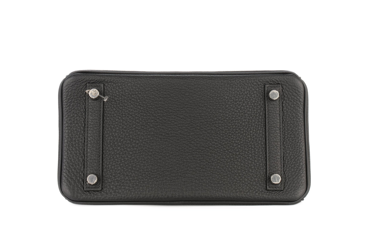 Hermès Birkin 25 Noir / Black Togo Palladium Hardware - view 6