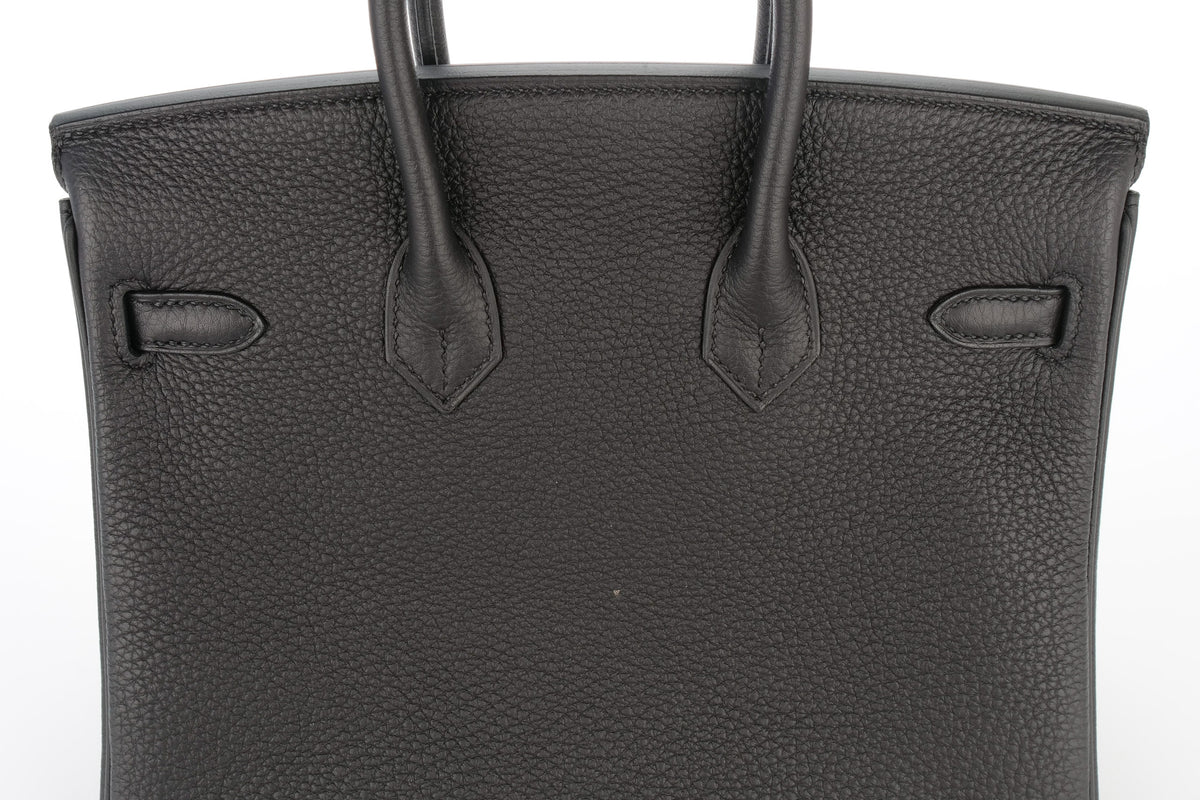 Hermès Birkin 25 Noir / Black Togo Palladium Hardware - view 9