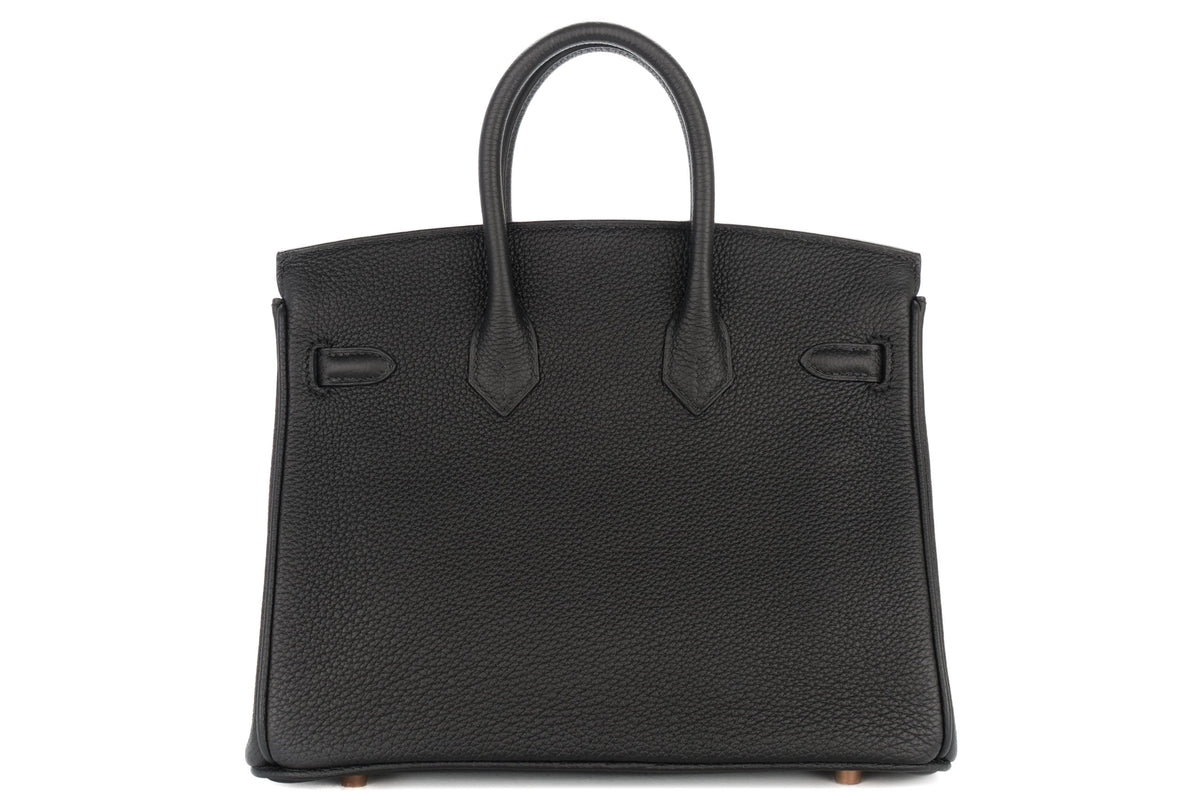 Hermès Birkin 25 Noir / Black Togo Rose Gold Hardware - view 3