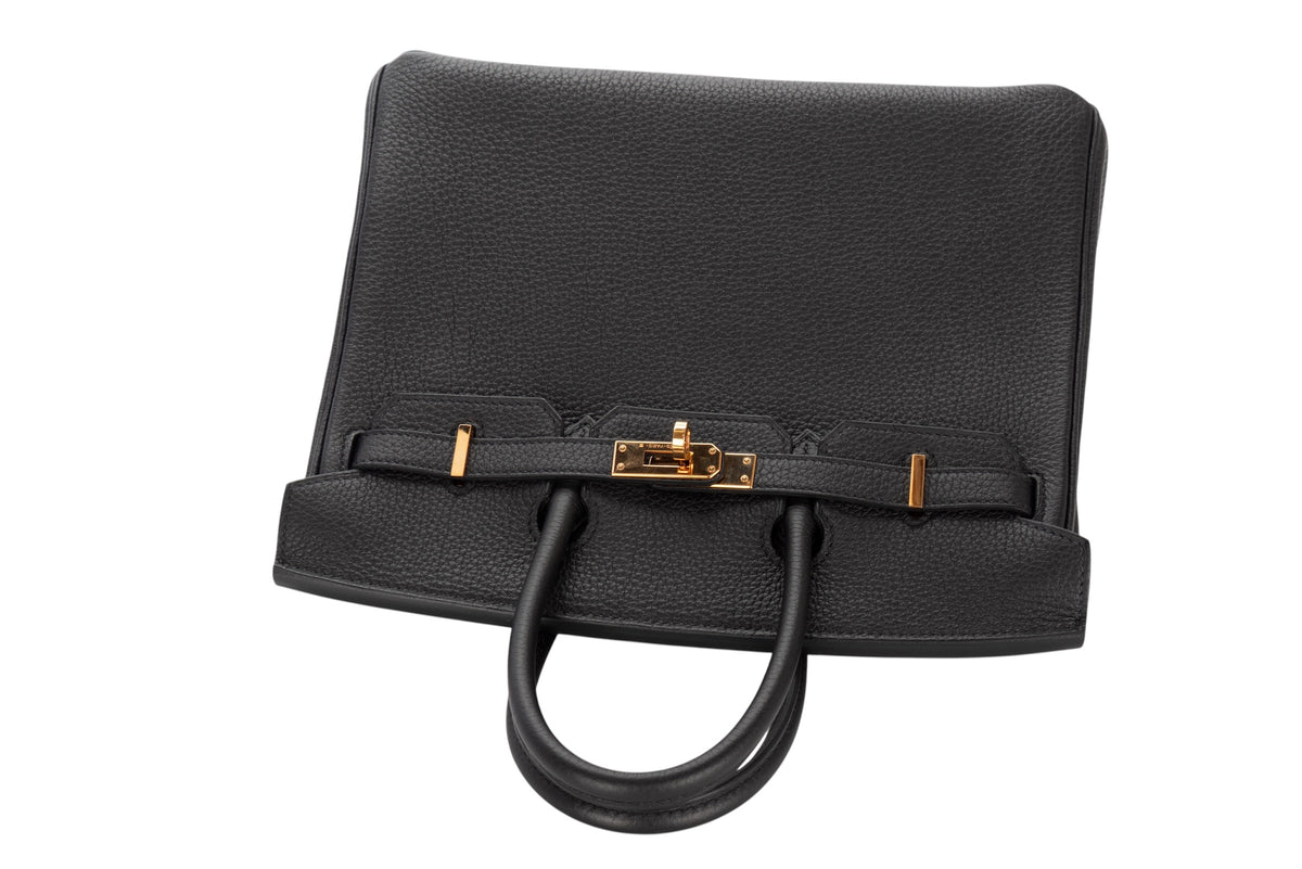 Hermès Birkin 25 Noir - Black Togo Rose Gold Hardware - view 8