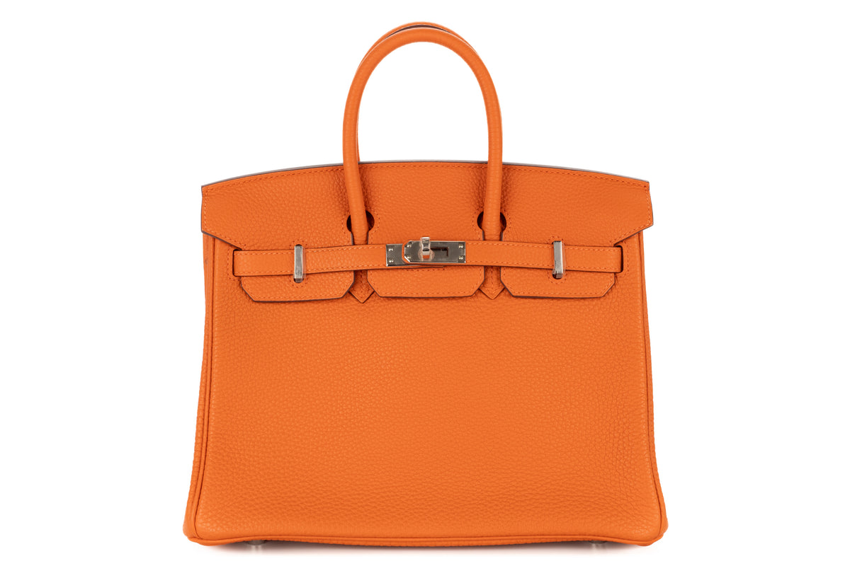 Hermès Birkin 25 Orange H Togo Palladium Hardware - view 1