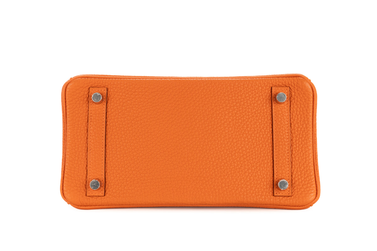 Hermès Birkin 25 Orange H Togo Palladium Hardware - view 6