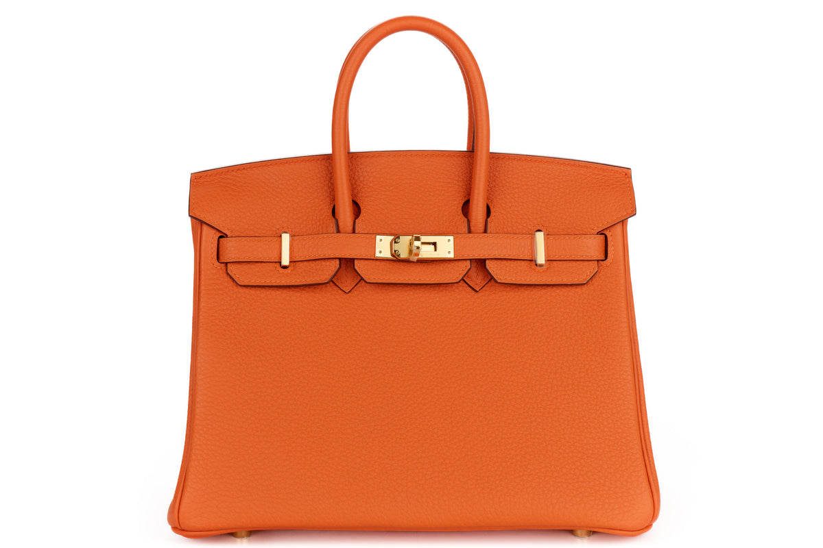 Hermès Birkin 25 Orange Togo Gold Hardware - view 1