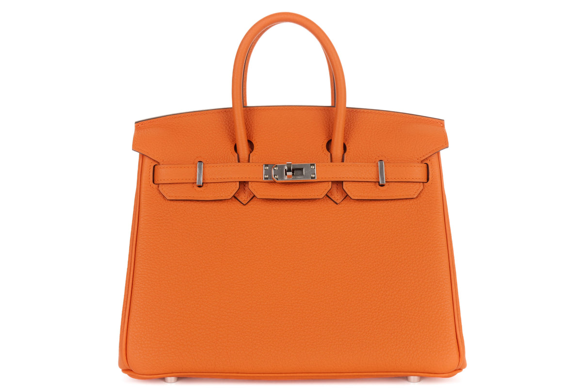 Hermès Birkin 25 Orange H Togo Palladium Hardware - view 1