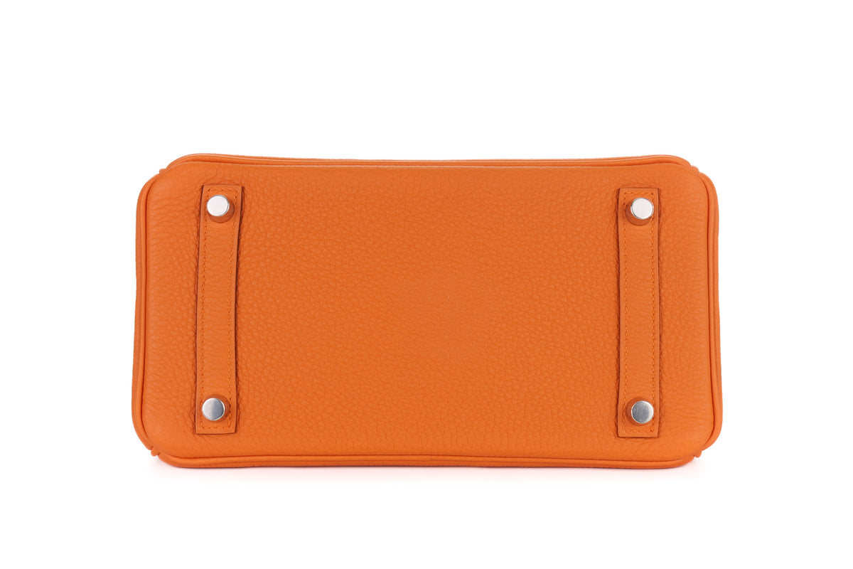 Hermès Birkin 25 Orange H Togo Palladium Hardware - view 6