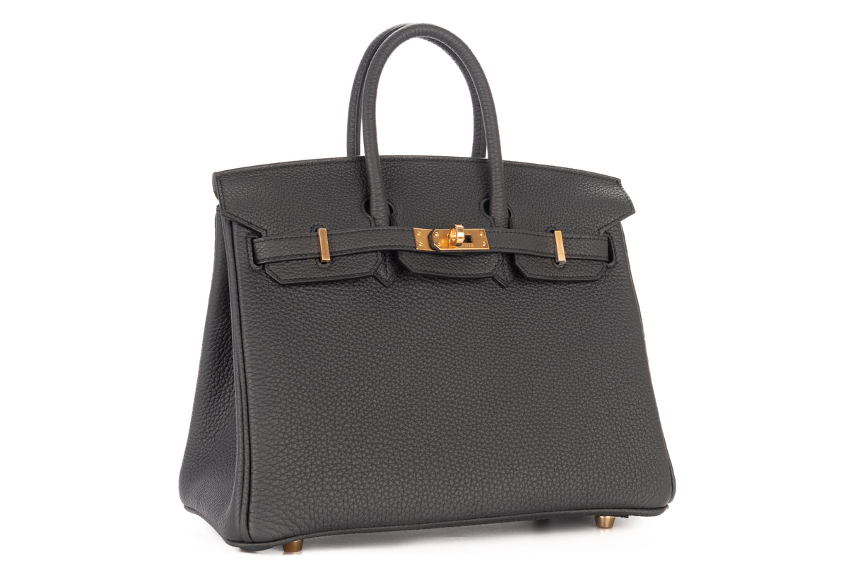 Hermès Birkin 25 Plomb Togo Gold Hardware - view 2
