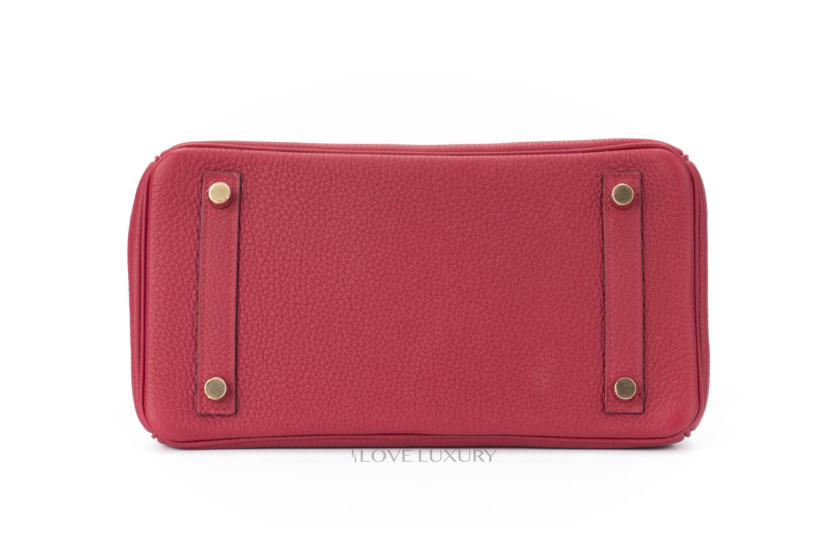 Hermès Birkin 25 Rouge Grenate Togo Gold Hardware - view 6