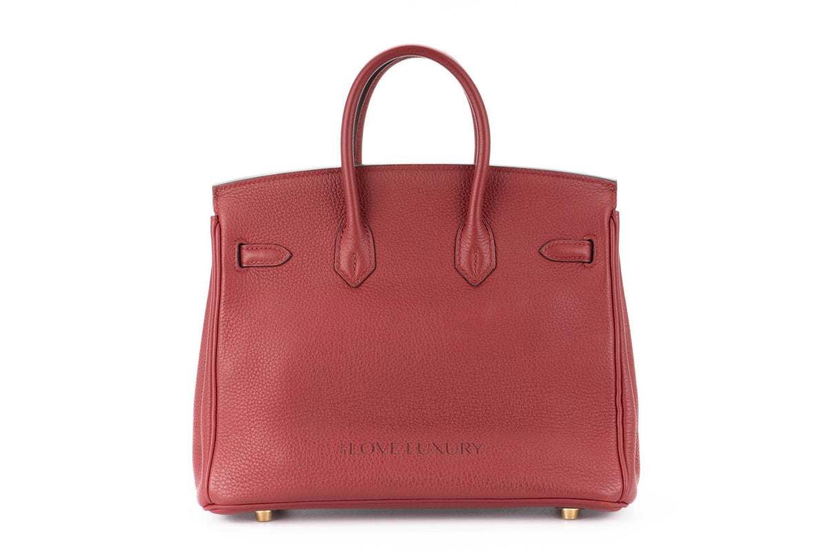 Hermès Birkin 25 Rouge Grenat Togo Gold Hardware - view 3