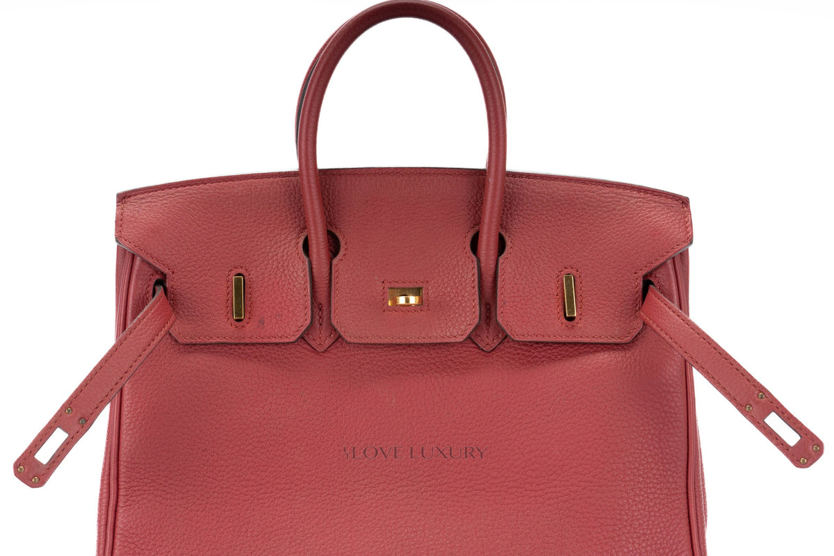 Hermès Birkin 25 Rouge Grenat Togo Gold Hardware - view 9