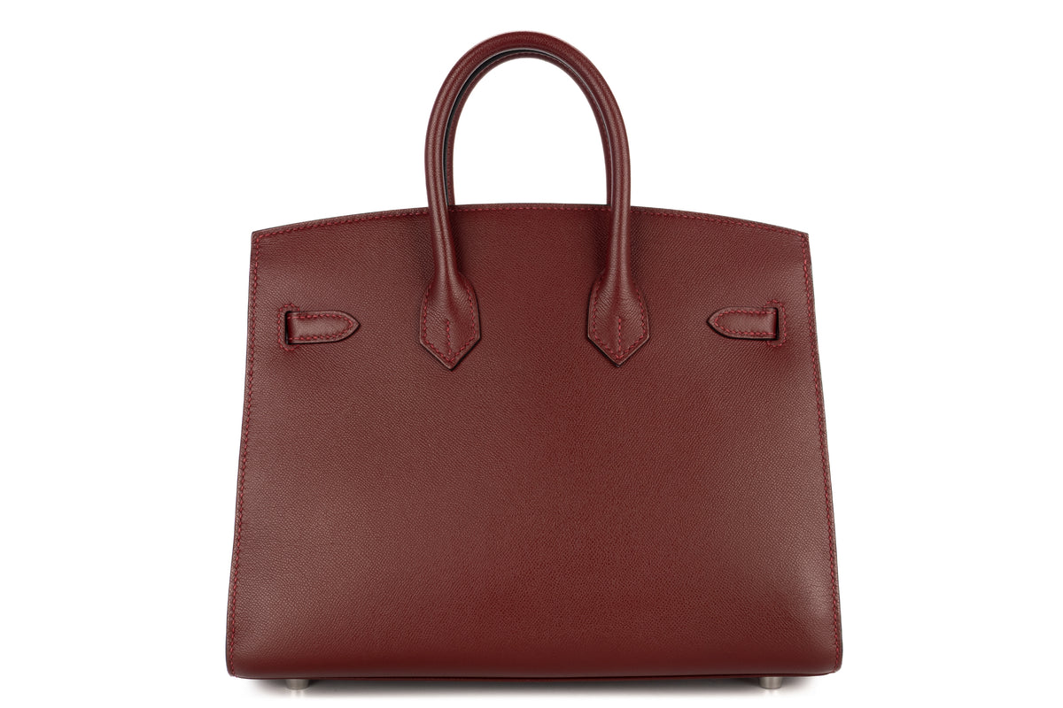 Hermès Birkin 25 Rouge H Madame Sellier Palladium Hardware - view 3