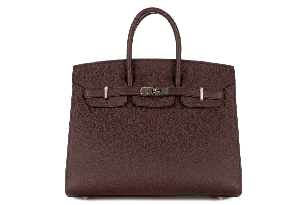 Hermès Birkin 25 Rouge Sellier Epsom Sellier Palladium Hardware - view 1