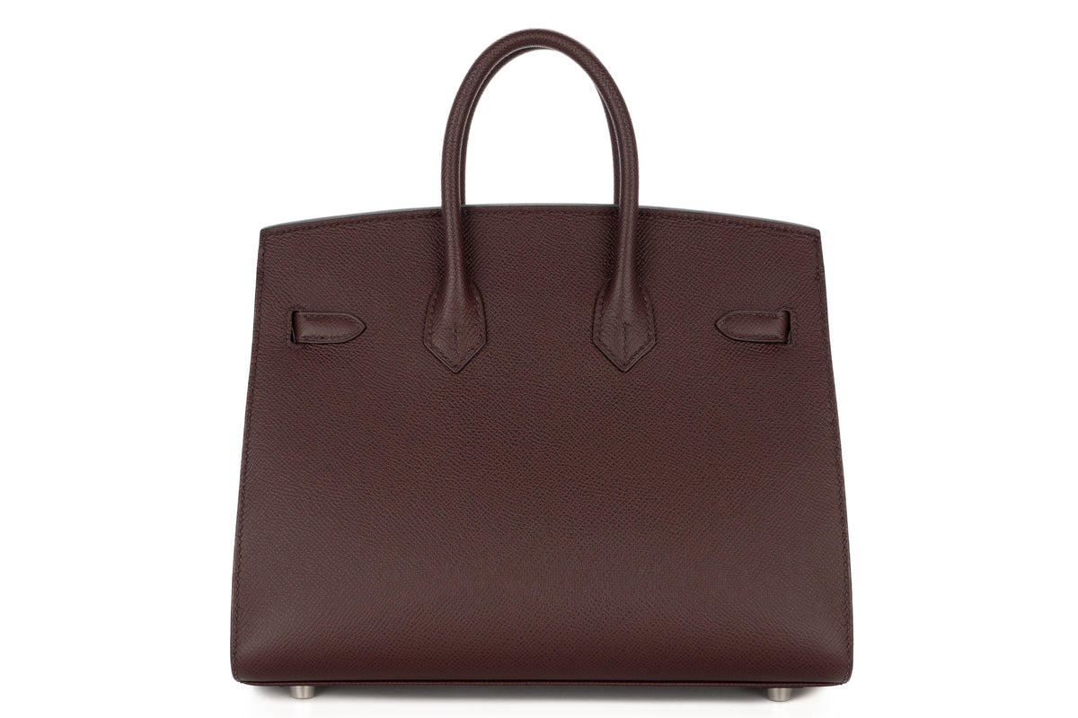 Hermès Birkin 25 Rouge Sellier Epsom Sellier Palladium Hardware - view 3