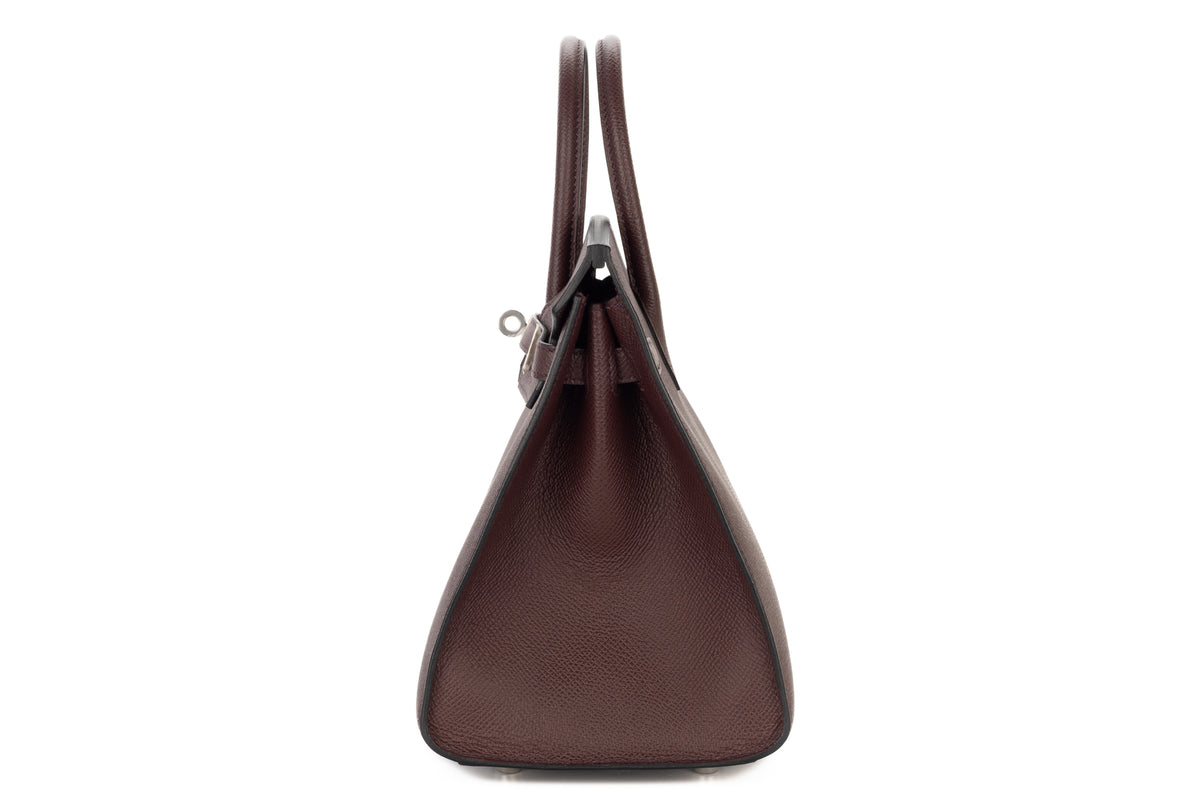 Hermès Birkin 25 Rouge Sellier Epsom Sellier Palladium Hardware - view 4