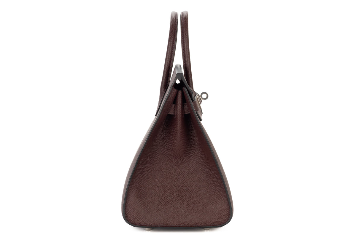 Hermès Birkin 25 Rouge Sellier Epsom Sellier Palladium Hardware - view 5