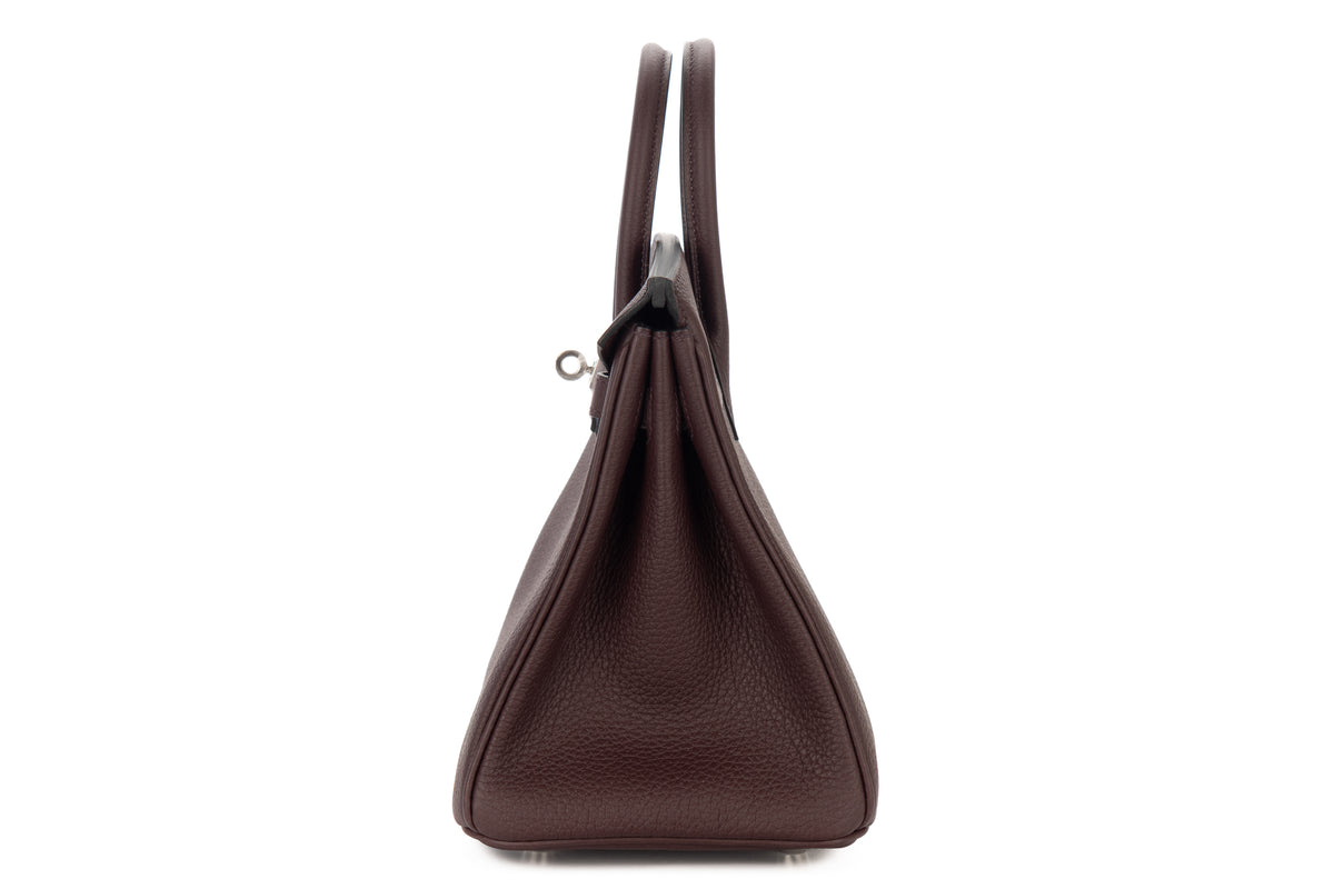 Hermès Birkin 25 Rouge Sellier Togo Palladium Hardware - view 4