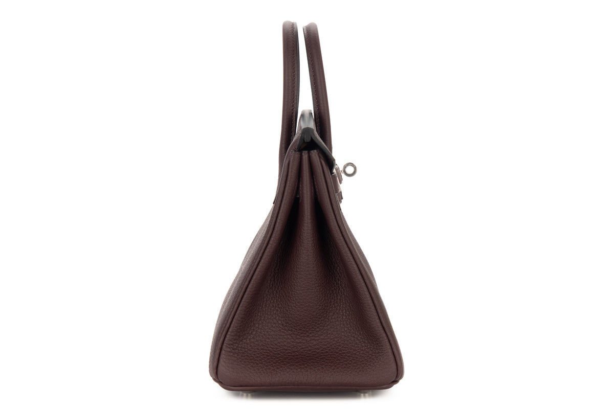 Hermès Birkin 25 Rouge Sellier Togo Palladium Hardware - view 5