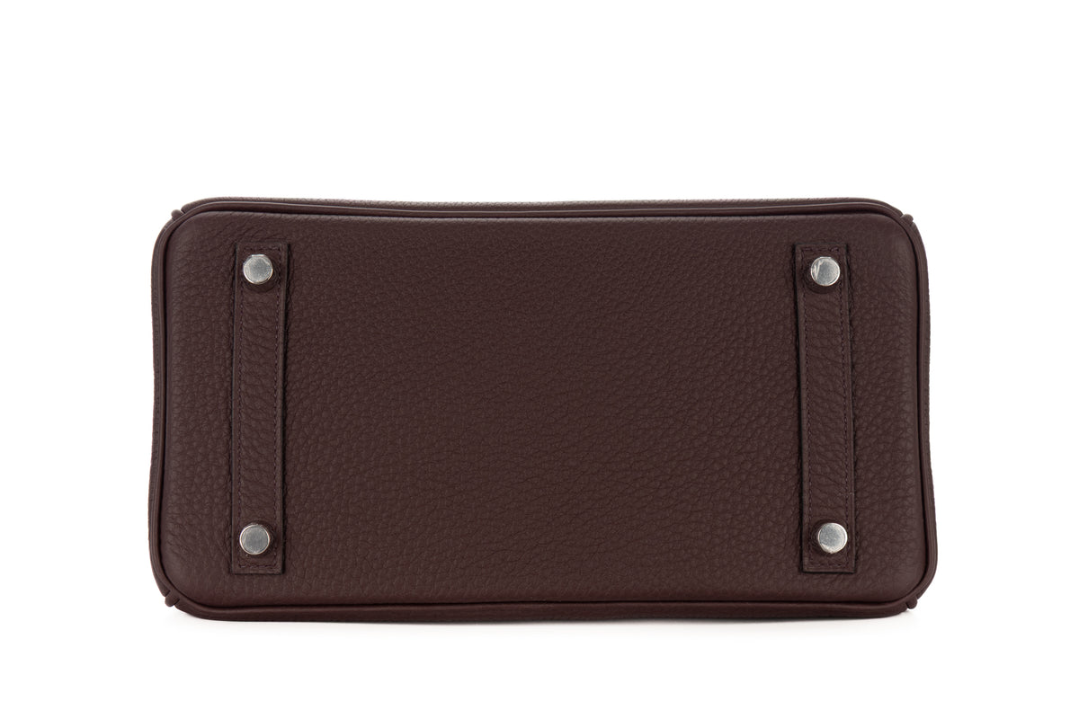 Hermès Birkin 25 Rouge Sellier Togo Palladium Hardware - view 6