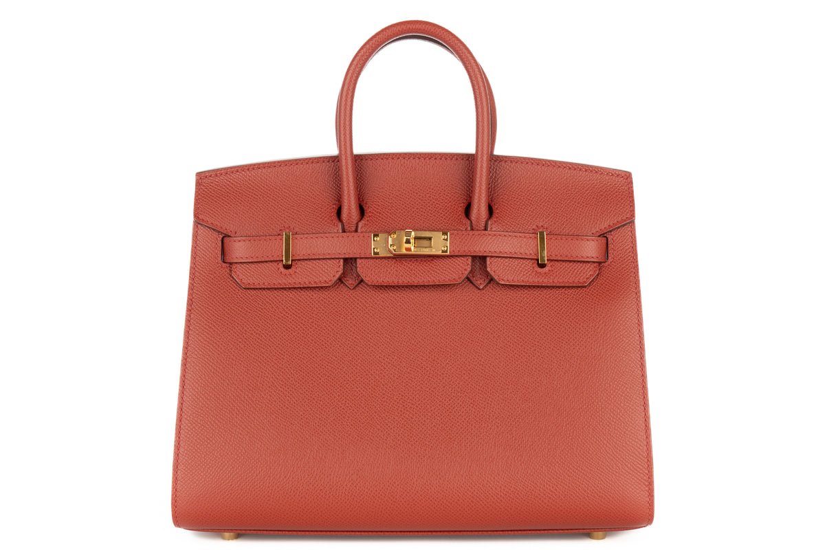 Hermès Birkin 25 Rouge Venetian Epsom Sellier Gold Hardware - view 1